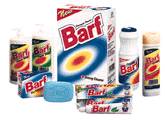 Click here to watch a hilarious film clip about the detergent Barf! 5 MB big file